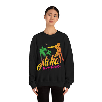 Aloha Beach Paradise Crewneck Sweatshirt