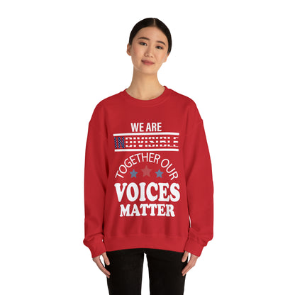 Together our voice matter Crewneck Sweatshirt