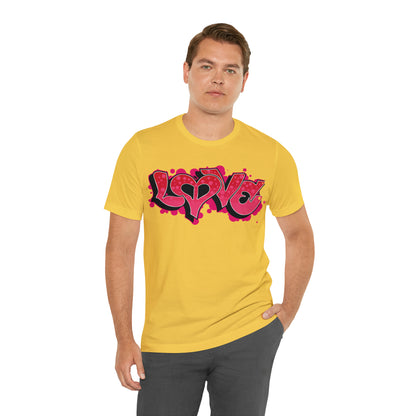 Peace and Love graffiti T-Shirt