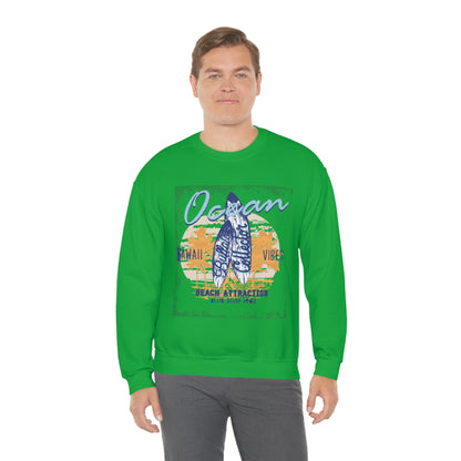 Ocean Hawaii Vibes Crewneck Sweatshirt