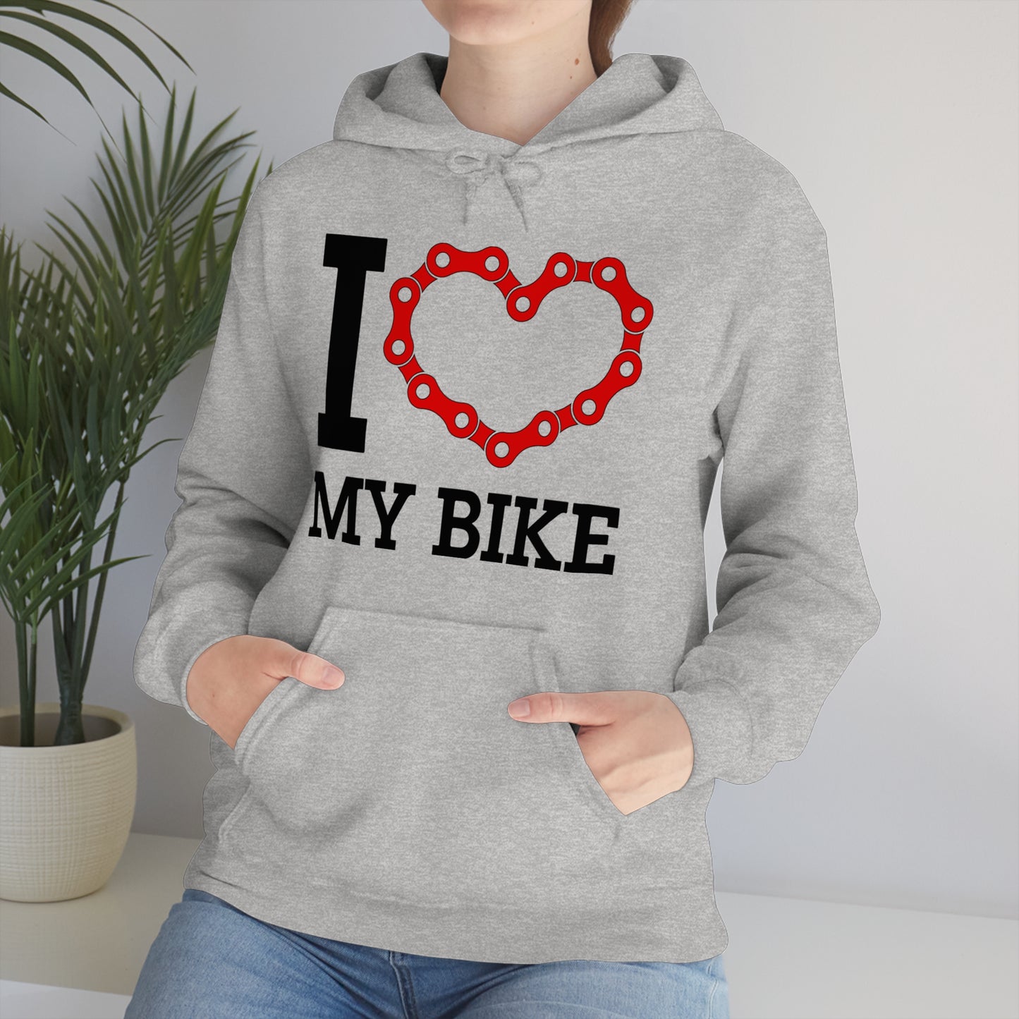 I love my bike Hoodie