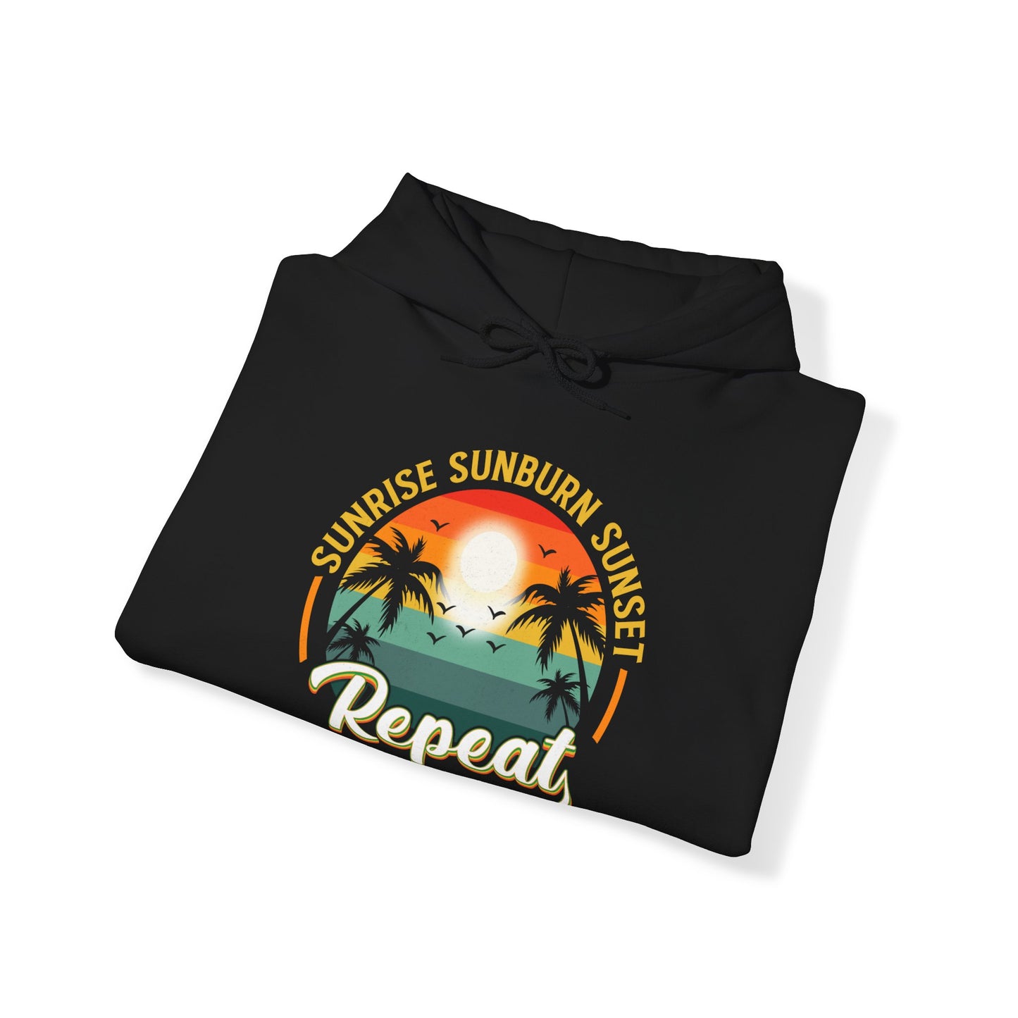 Sunrise sunburn sunset repeat vintage Hoodie