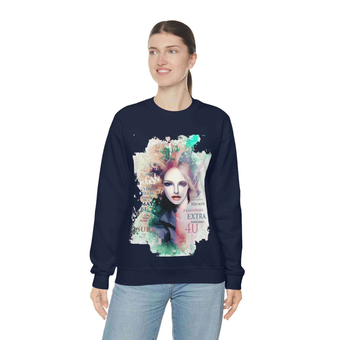 Fashionable Extra Crewneck Sweatshirt