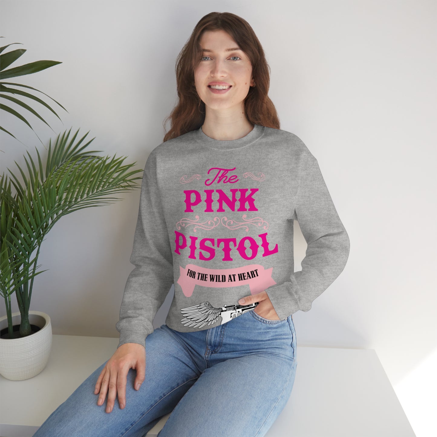 The Pink Pistol Crewneck Sweatshirt