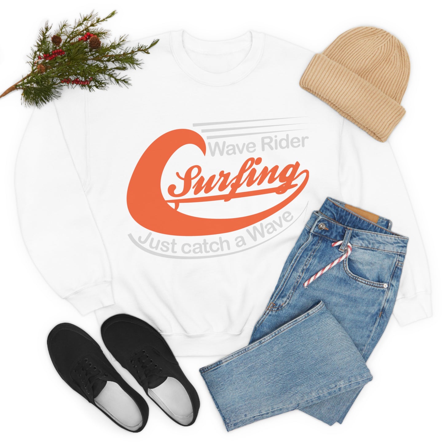 Wave Rider Crewneck Sweatshirt