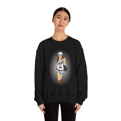 Love Me Lady Crewneck Sweatshirt