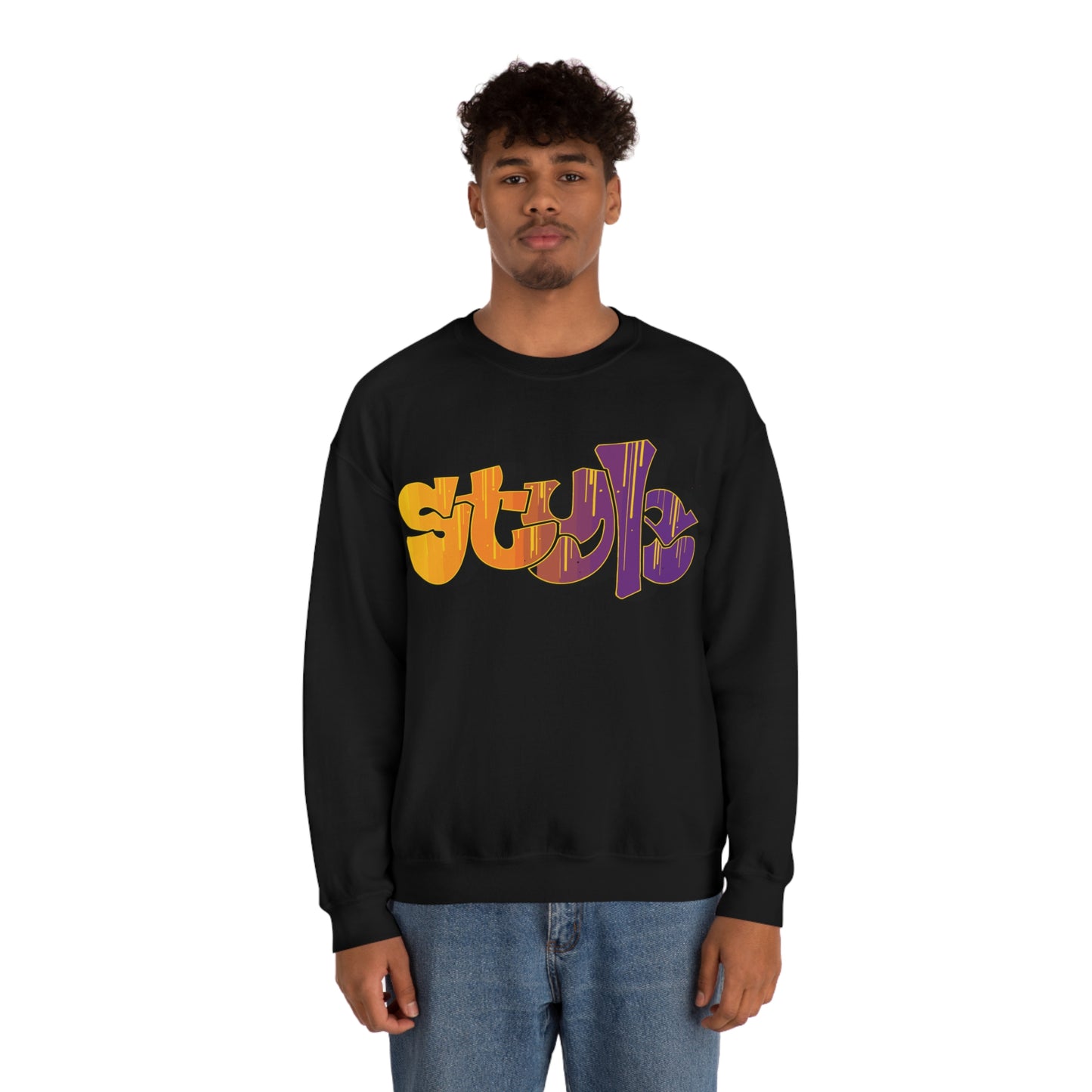 Style colorful graffiti Crewneck Sweatshirt