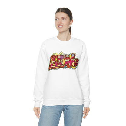 Love in graffiti Crewneck Sweatshirt