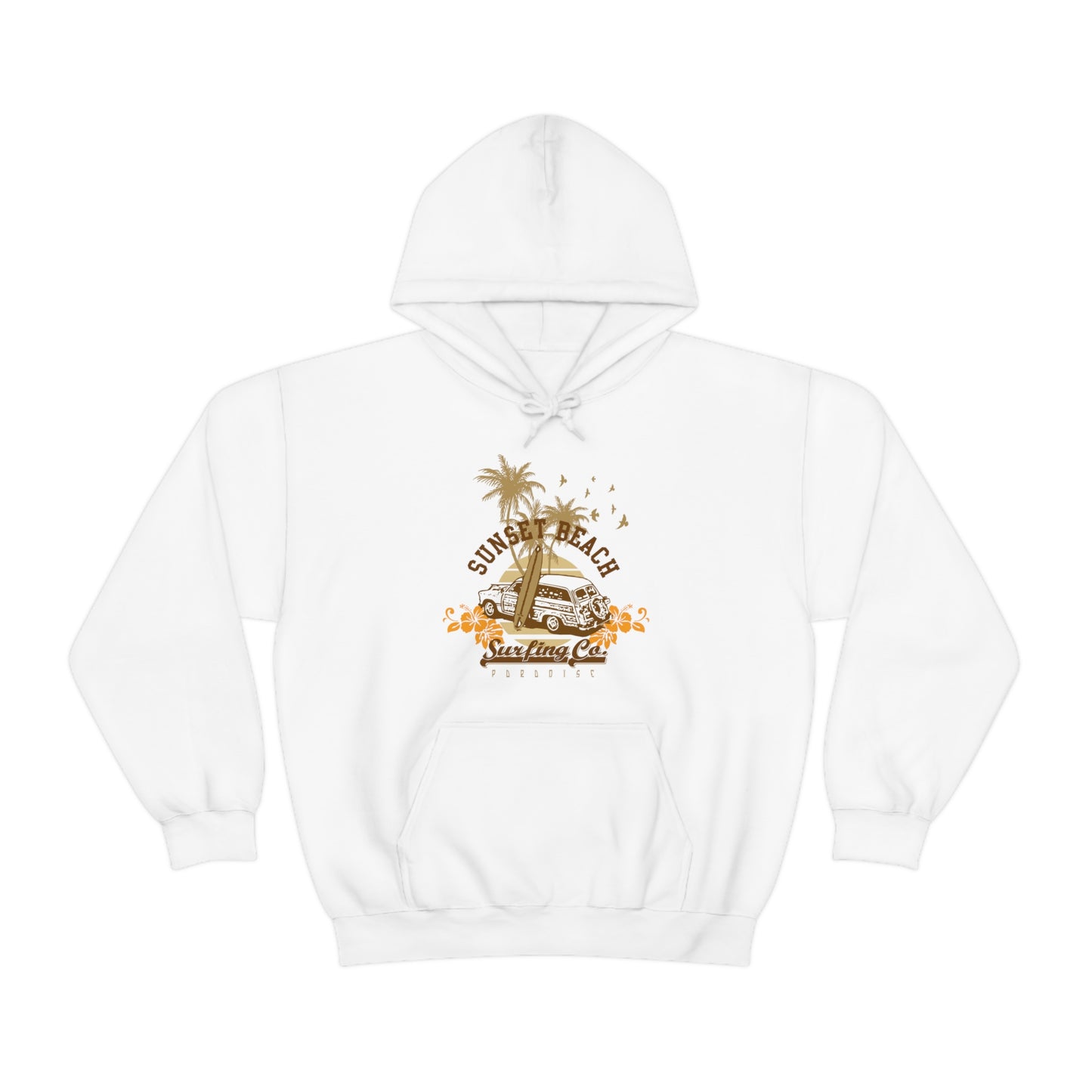 Sunset Beach Surfing Paradise Hoodie