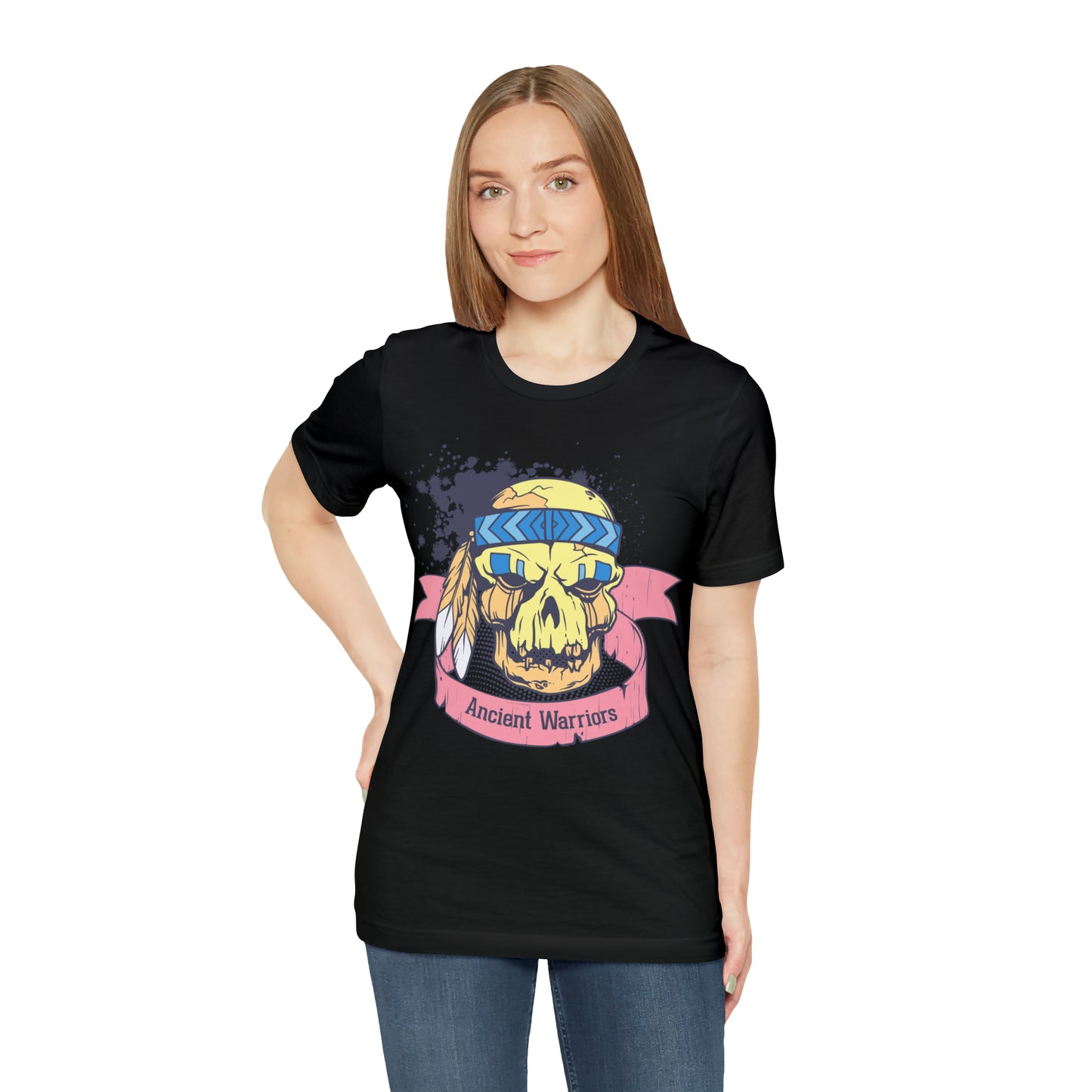 Ancient Warrior Skull Chief T-Shirt