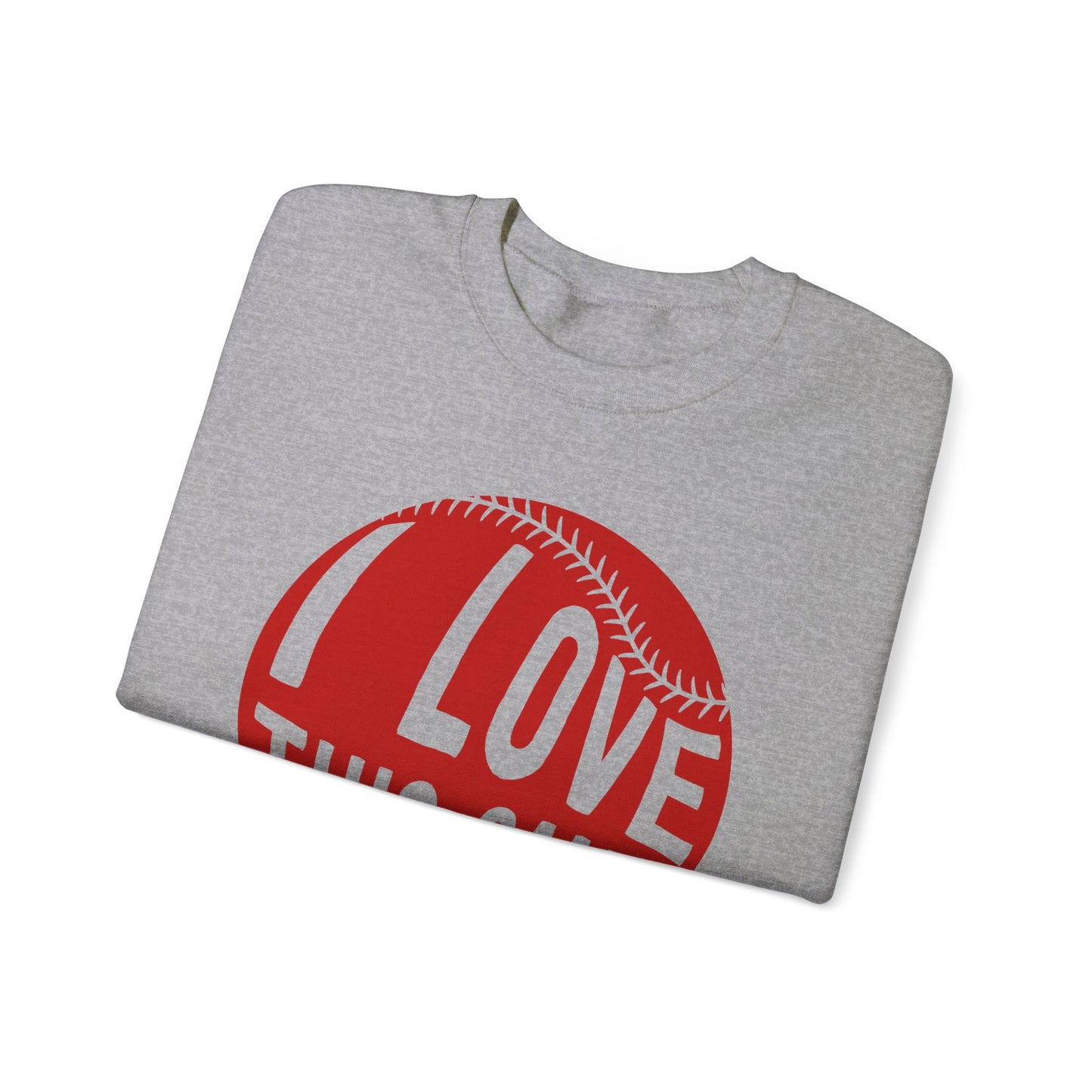 I Love This Game Baseball Crewneck Sweatshirt