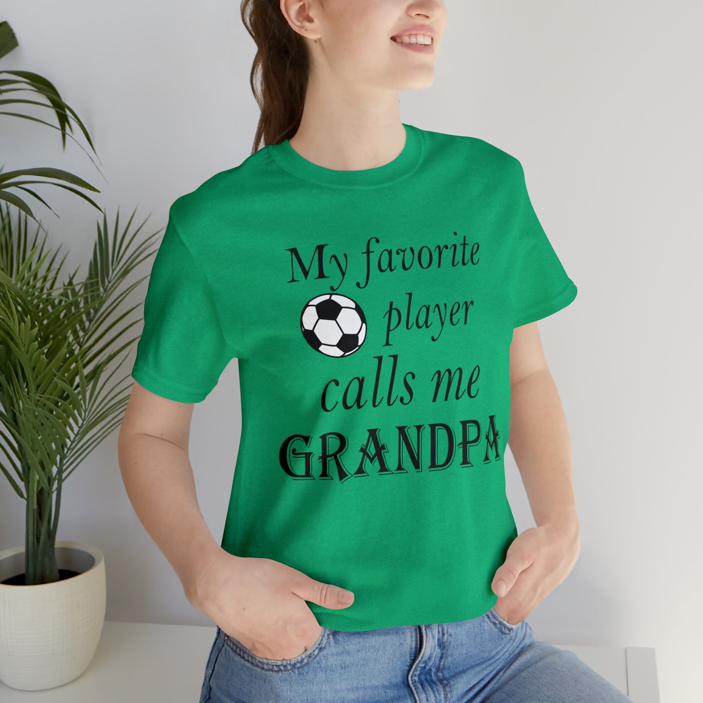 Grandpa Favorite Soccer Player T-Shirt