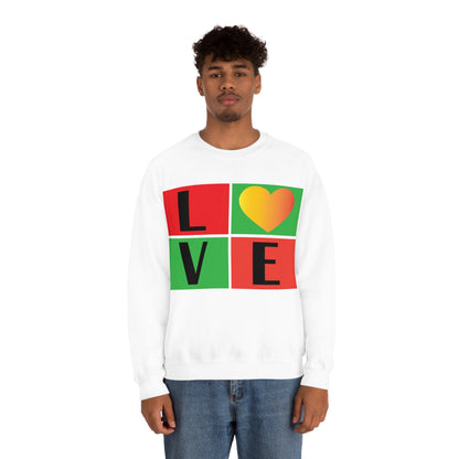 Love Squares Crewneck Sweatshirt