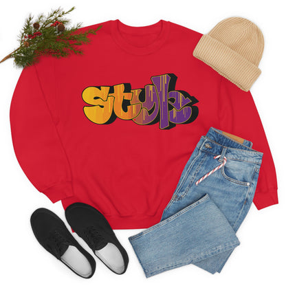 Style colorful graffiti Crewneck Sweatshirt