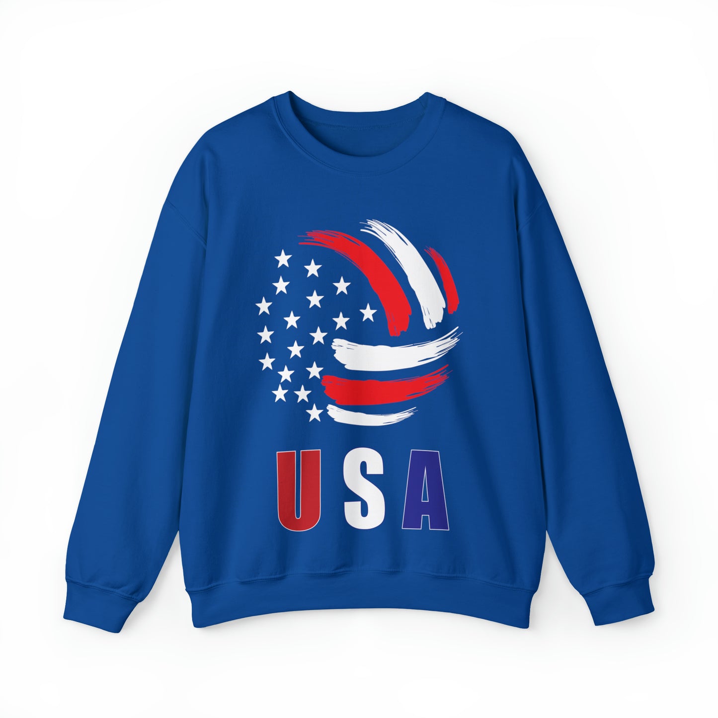 USA Volleyball Flag Crewneck Sweatshirt