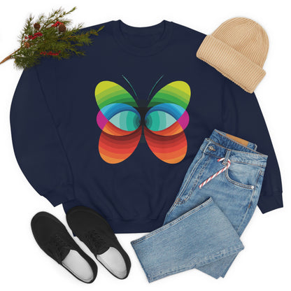 Butterfly beautiful & colorful Crewneck Sweatshirt