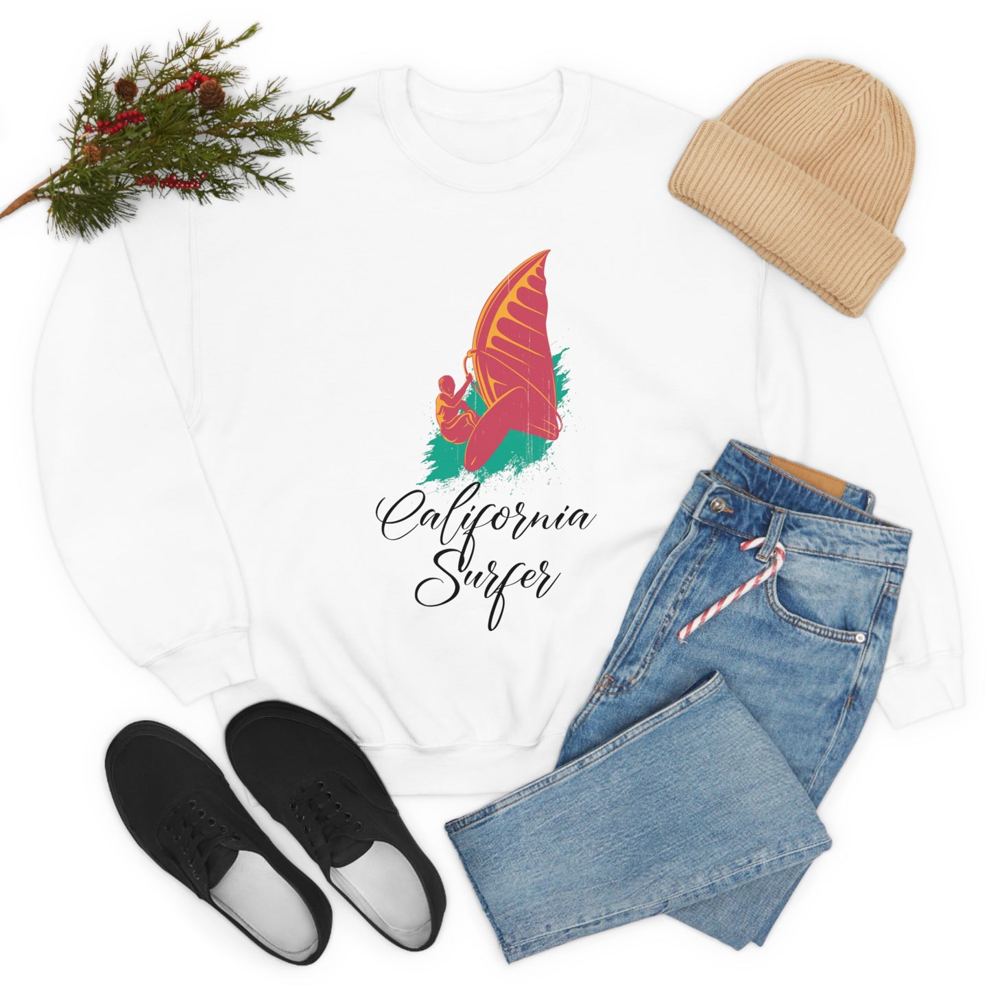 California Surfer Crewneck Sweatshirt