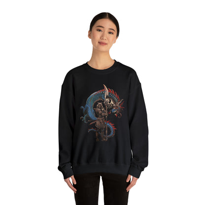 Colorful dragon guardian Crewneck Sweatshirt