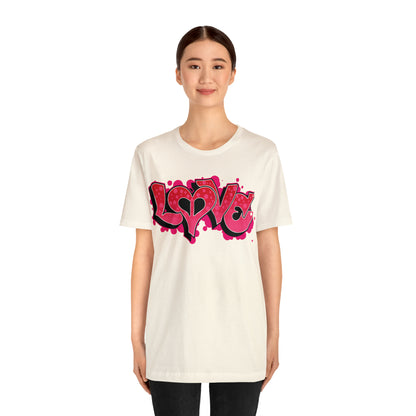 Peace and Love graffiti T-Shirt