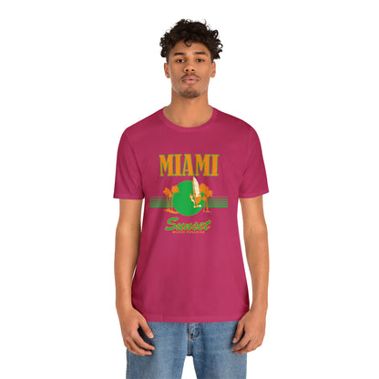 Miami Sunset Beach Paradise T-Shirt