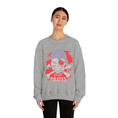 Airship Skull Pirate Crewneck Sweatshirt