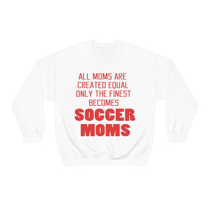 Finest soccer mom Crewneck Sweatshirt