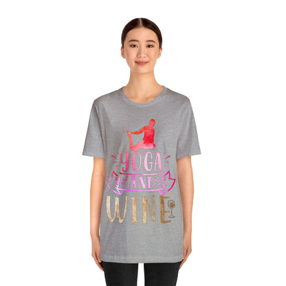 Yoga And Wine T-Shirt