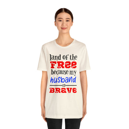 U.S.A the Land of the free Husband T-Shirt