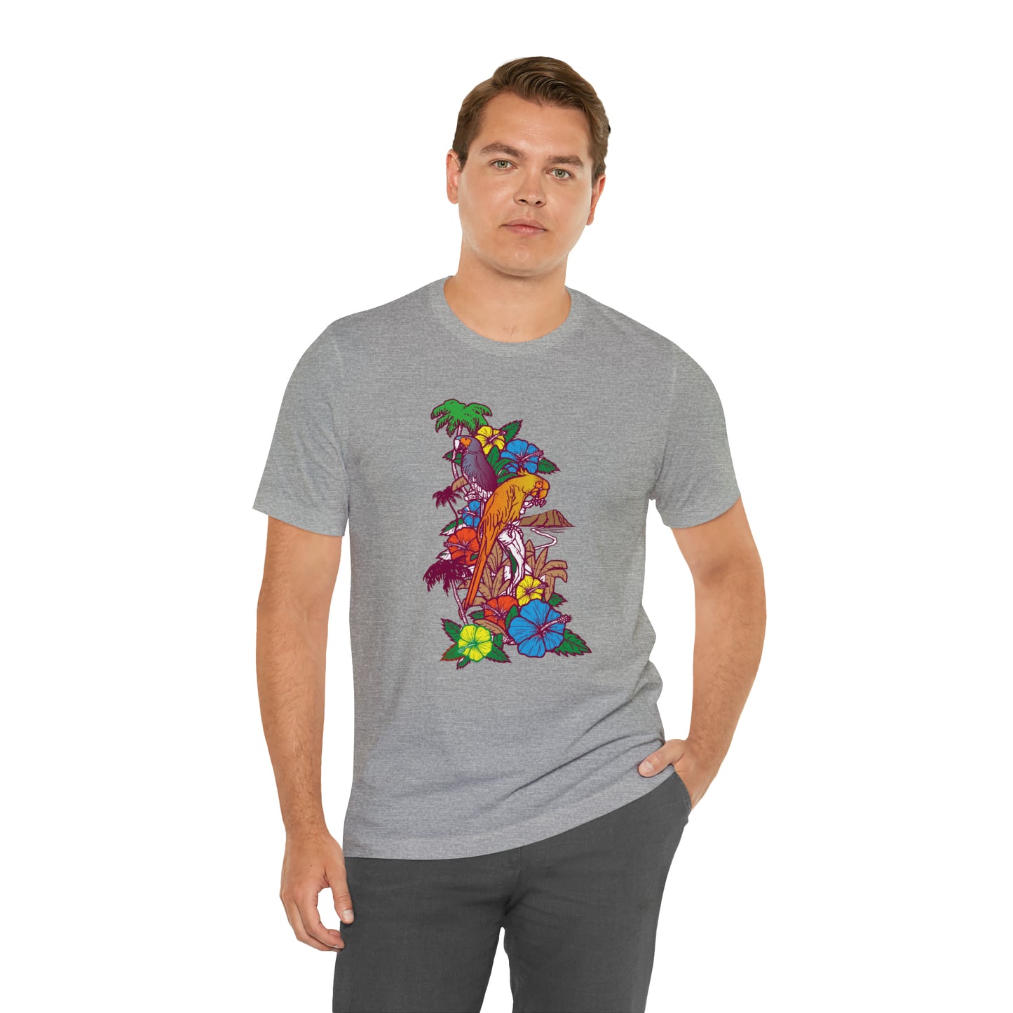 Parrot Jungle Floral T-Shirt