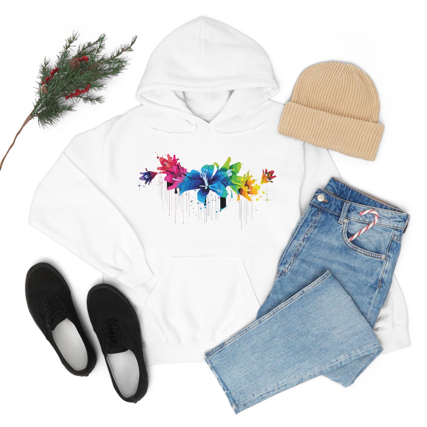 Beautiful colorful flowers Hoodie