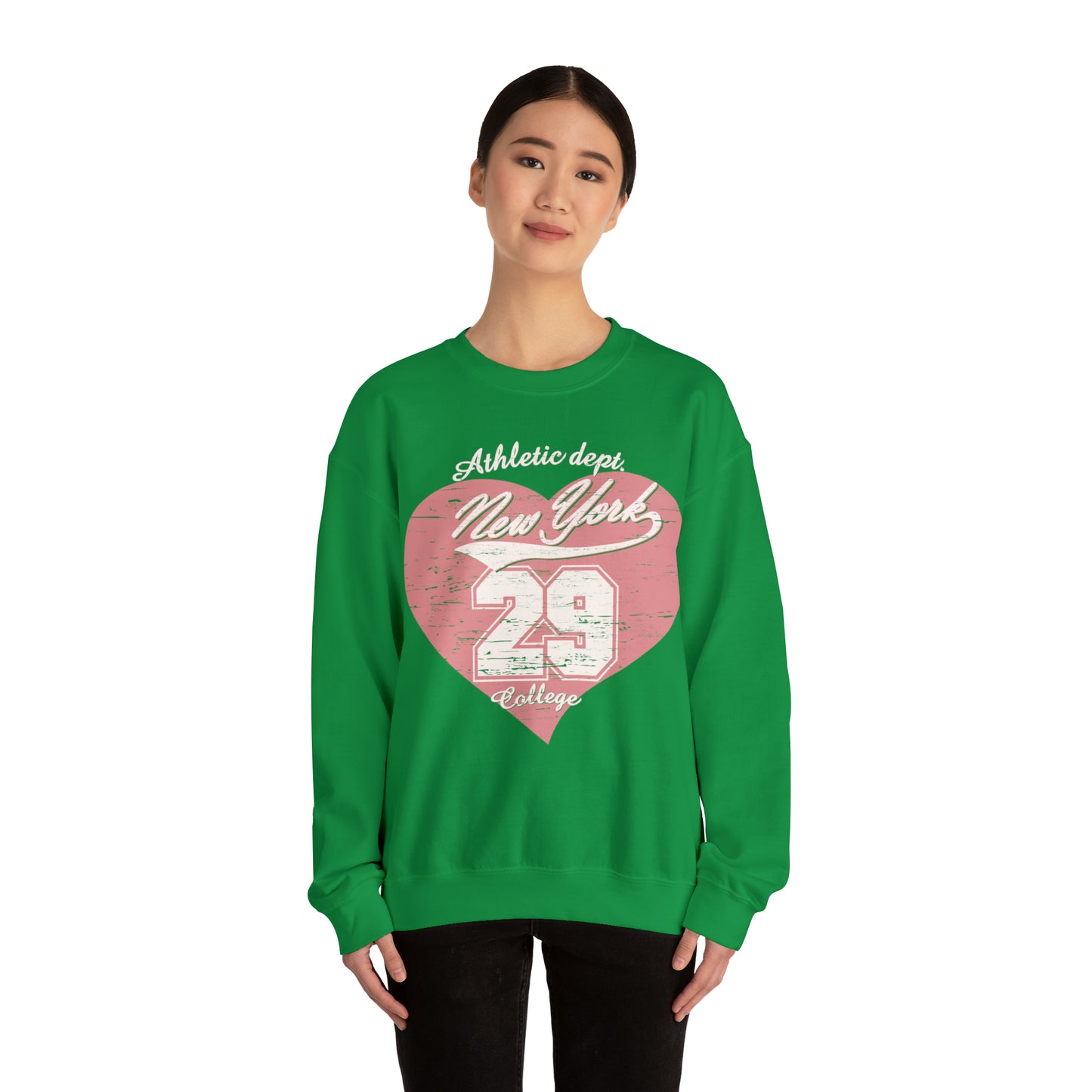 Love for NY College Crewneck Sweatshirt