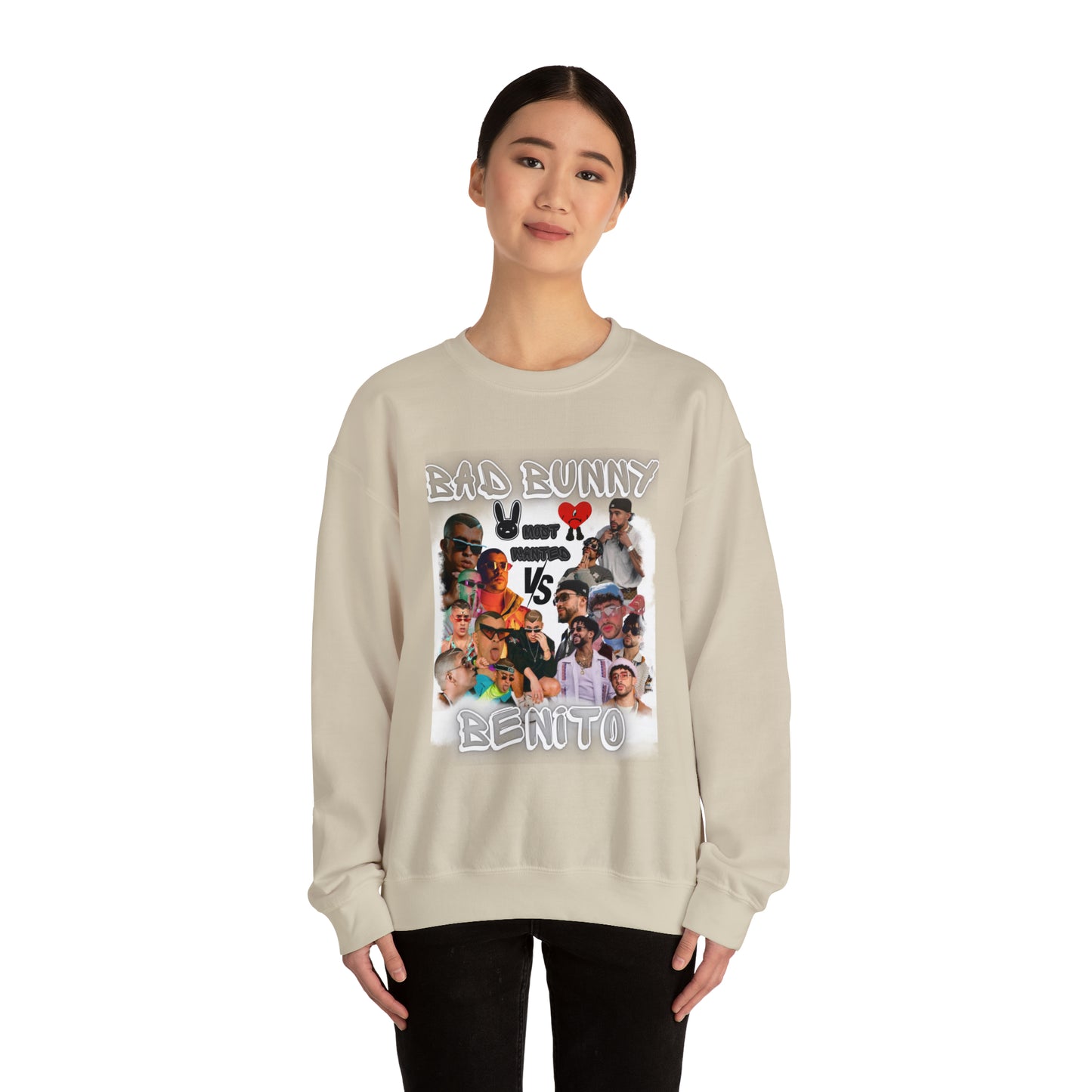 Bad Bunny vs Benito Crewneck Sweatshirt