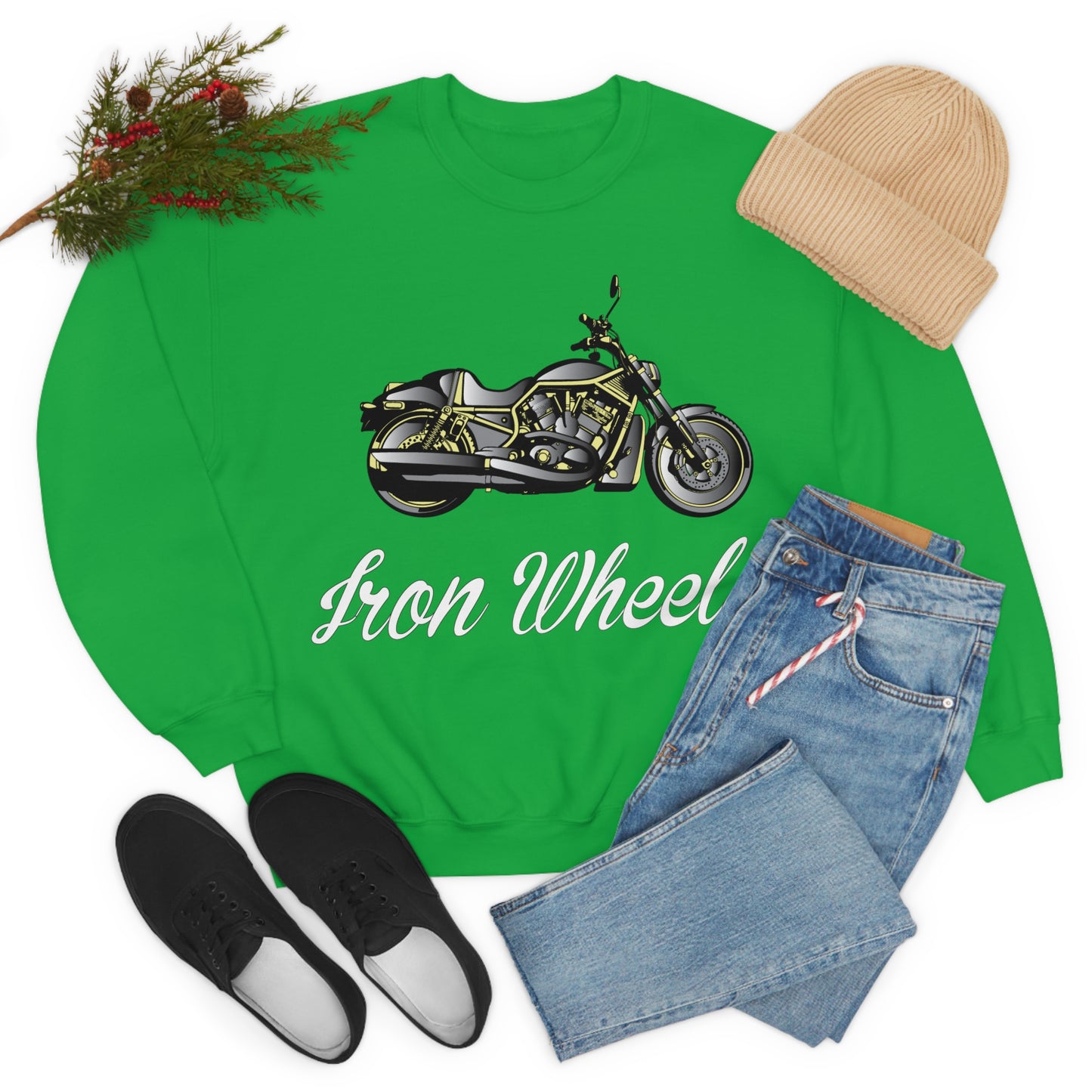 Iron wheels Crewneck Sweatshirt