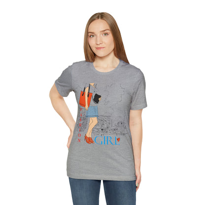 Fashion girl with a bag T-Shirt