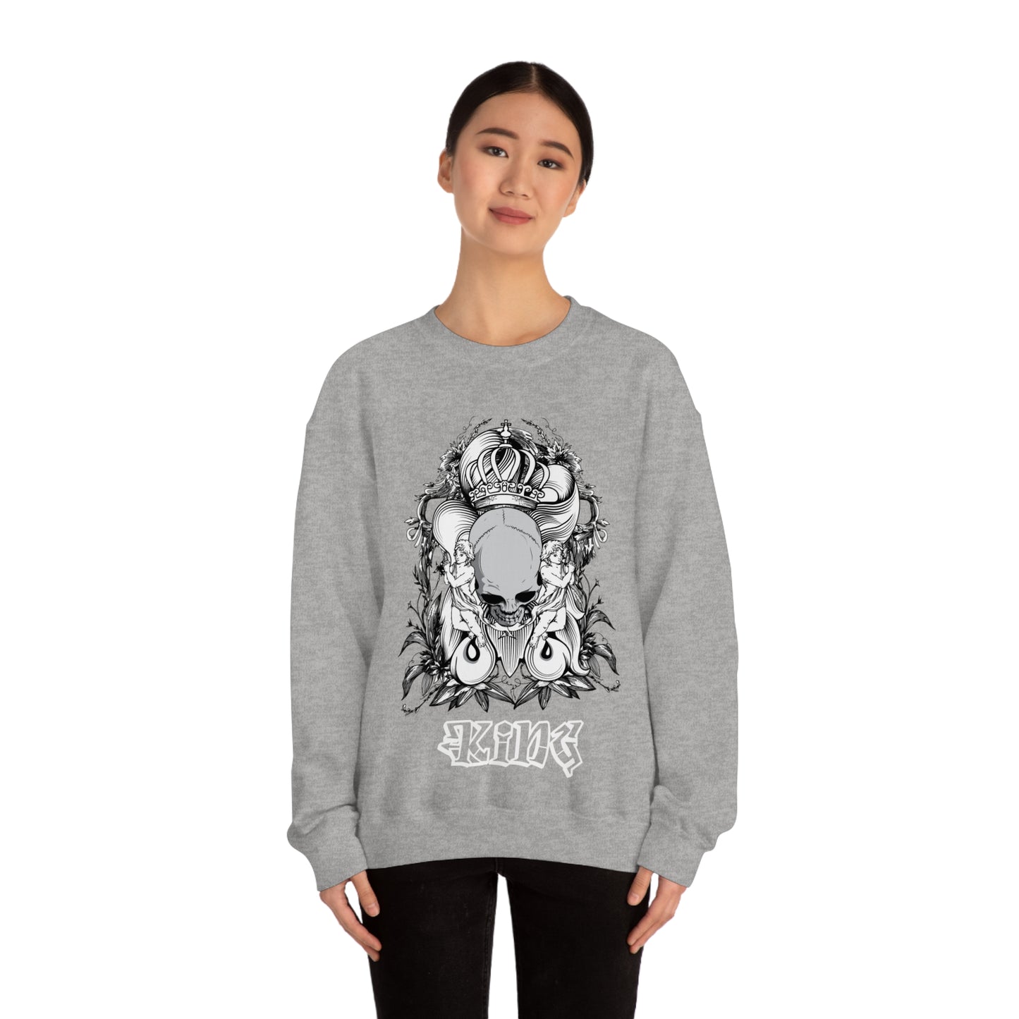 King Skully Crewneck Sweatshirt