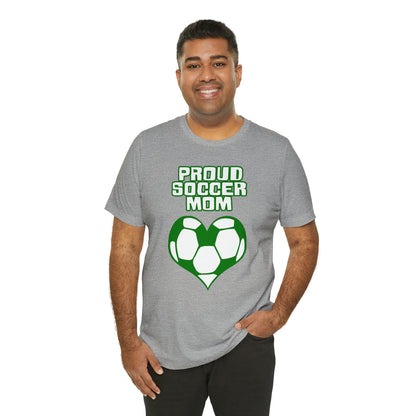 Proud -soccer-mom Heart T-Shirt