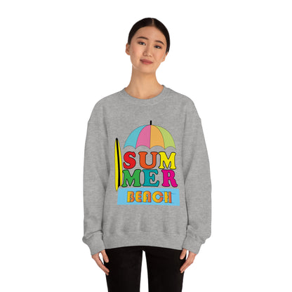 Summer Beach Crewneck Sweatshirt