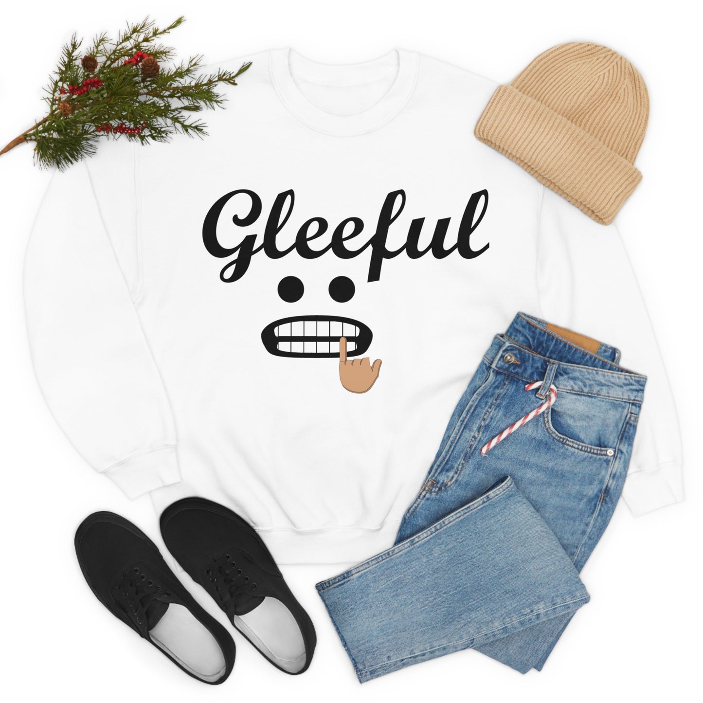 Gleeful Crewneck Sweatshirt