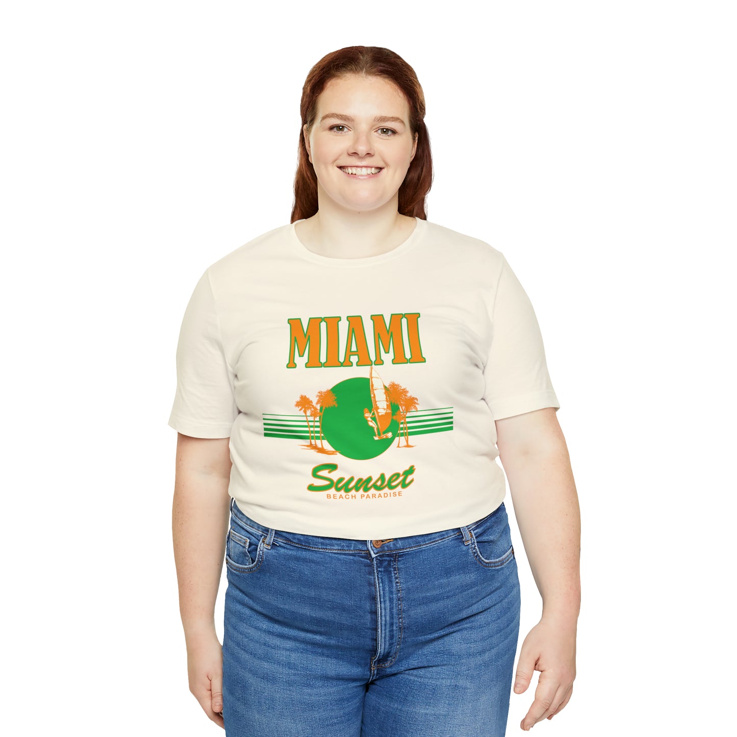 Miami Sunset Beach Paradise T-Shirt