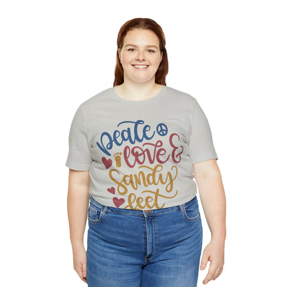 Peace_love_and_sandy_feet T-Shirt