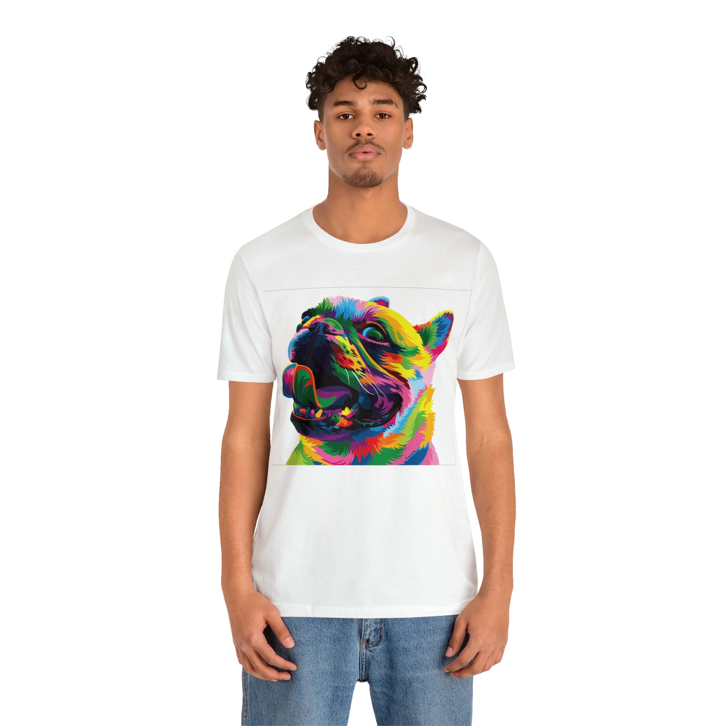 Colorful Dog T-Shirt