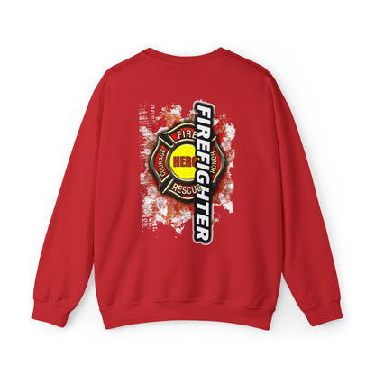 Fire fighter Hero Crewneck Sweatshirt