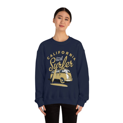 California-Best surfer Crewneck Sweatshirt