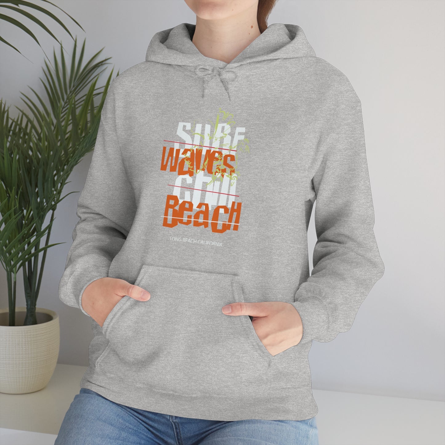 Surf Waves Chill Beach Hoodie