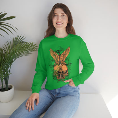 Angel Skulls Crewneck Sweatshirt