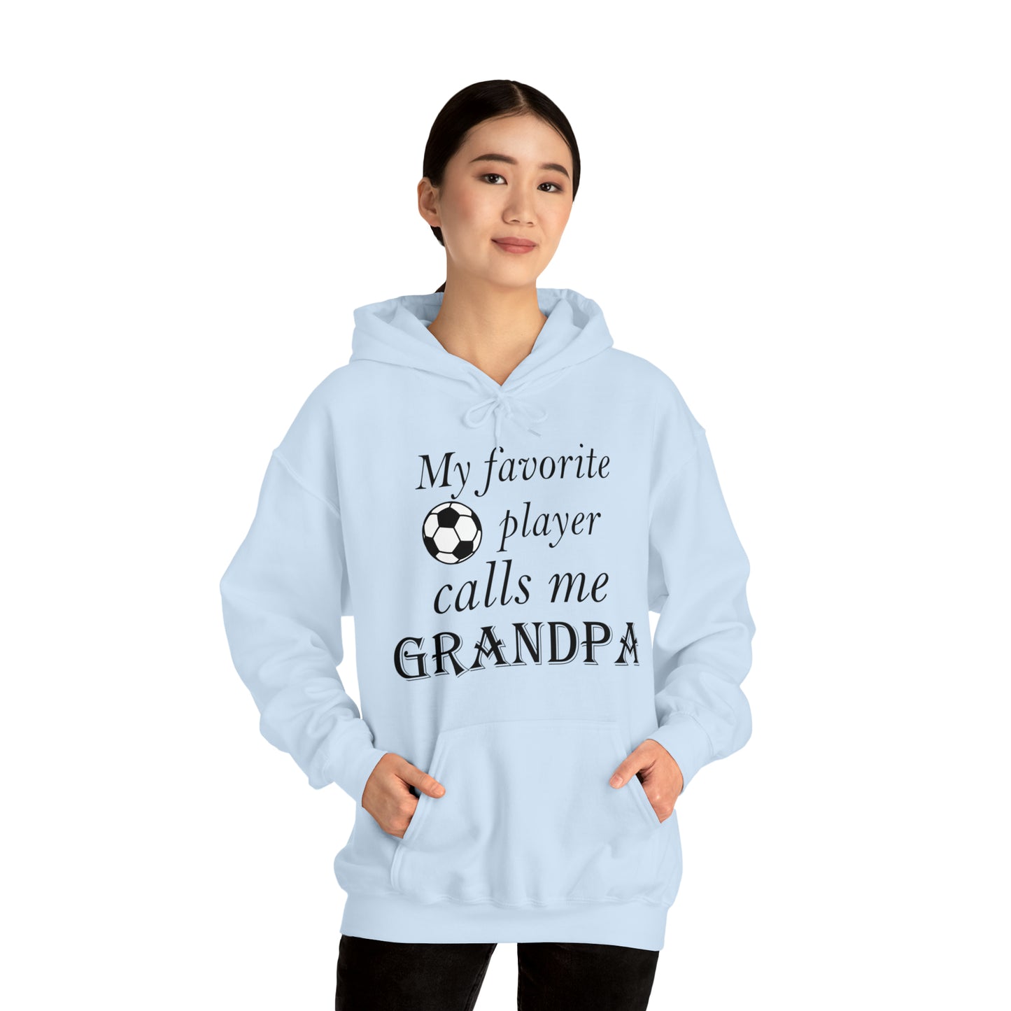 Grandpa Favorite Soccer Player Hoodie