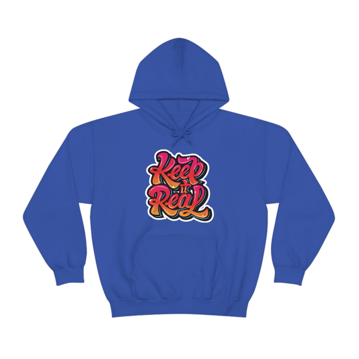 Keep it real colorful graffiti logo Hoodie