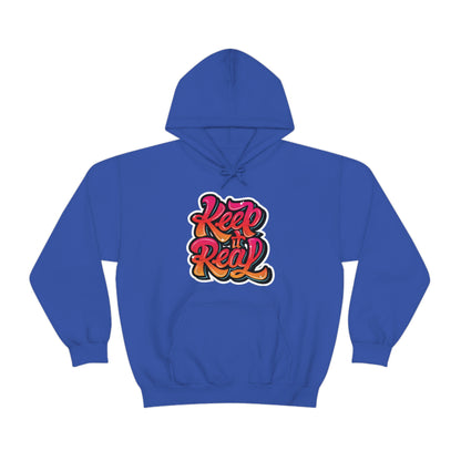 Keep it real colorful graffiti logo Hoodie