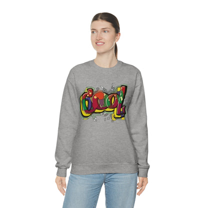 Colorful Cool graffiti Crewneck Sweatshirt