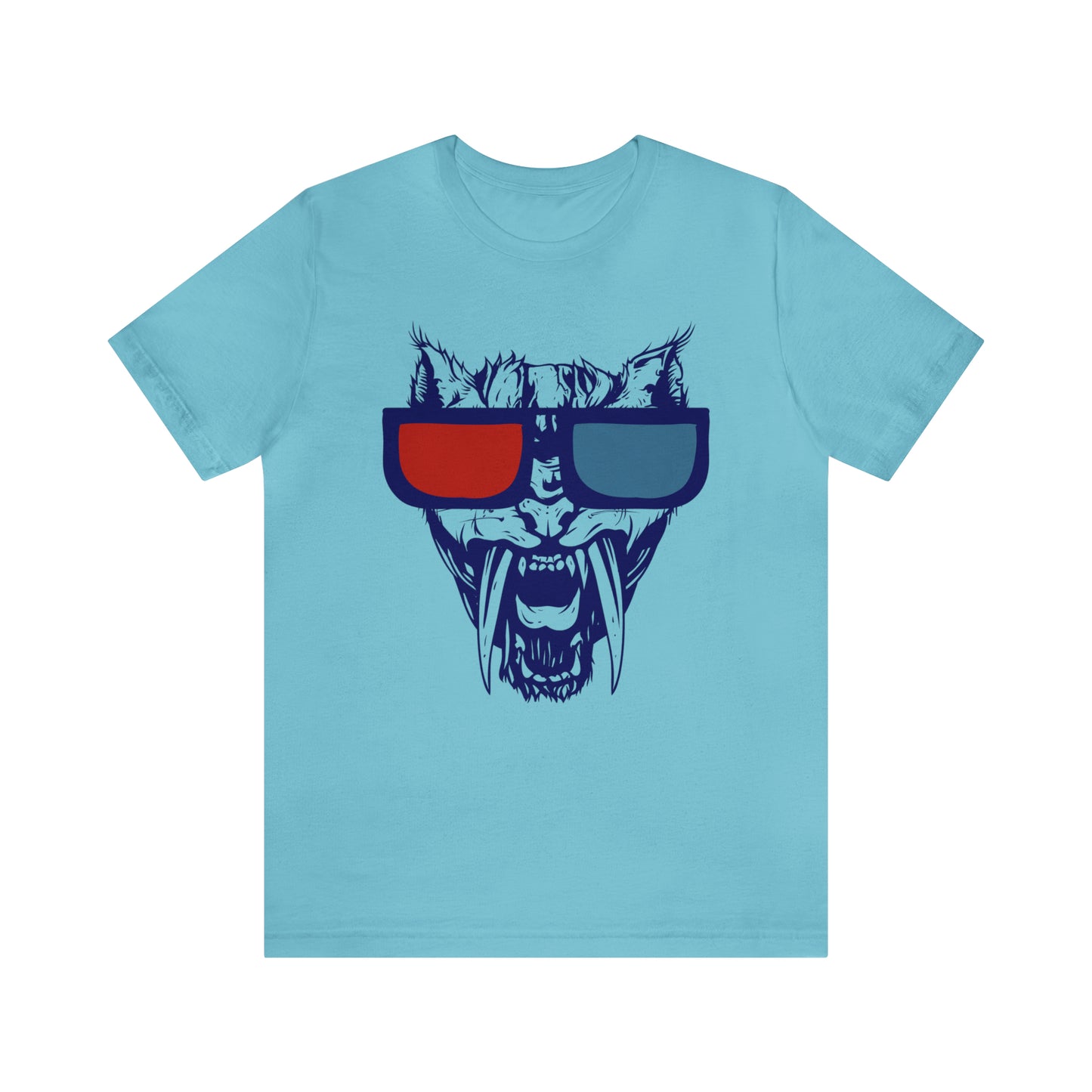 3D Glasses Tiger T-Shirt